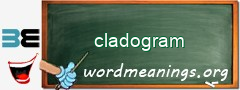 WordMeaning blackboard for cladogram